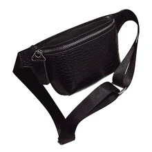 Из искусственной кожи через плечо Мини Путешествия Мода женщин поясная сумка Ежедневно практичный регулируемый ремень застежка-молния прочный ремень сумка