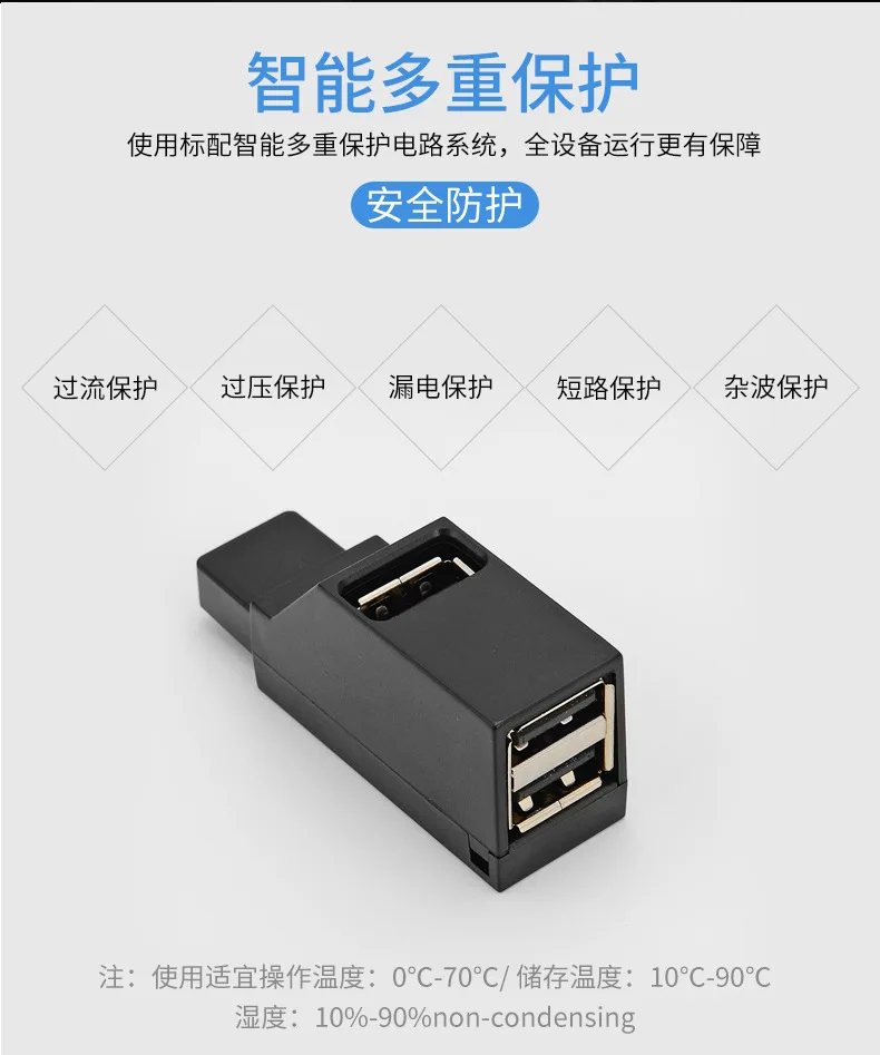 Usb-хаб 3-Порты и разъёмы Ultra Compact разделитель данных/концентратор для MacBook подходит для Mac Pro, Mac Mini iMac Surface Pro XPS PC флеш-накопитель мобильный жесткий диск