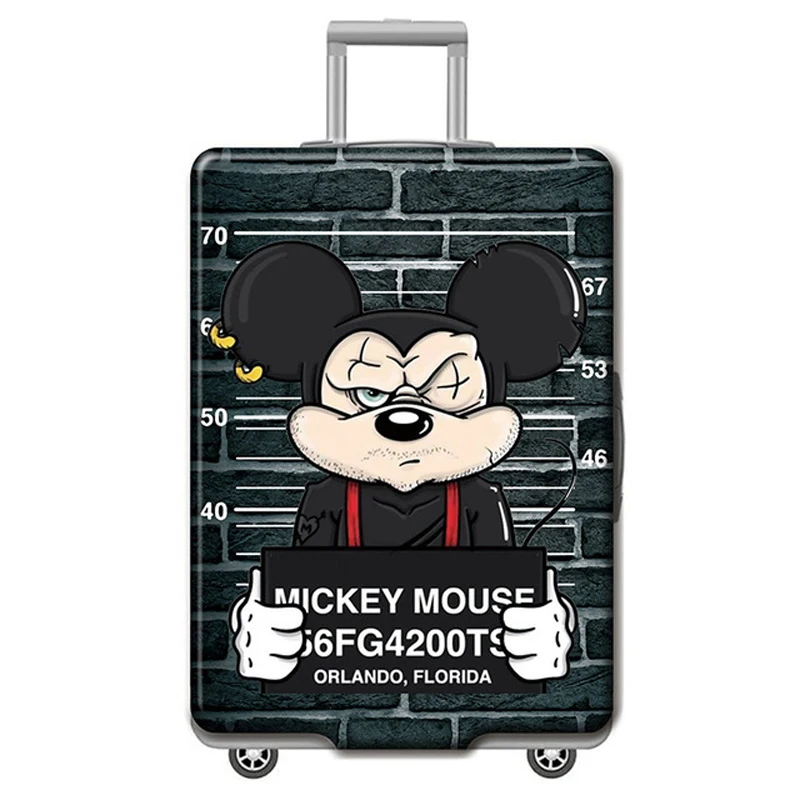 Мультфильм шаблон чемодан на колесиках для путешествий Чехлы для 18-32 дюймов чемодан Крышка Аксессуары для путешествий, чемодана