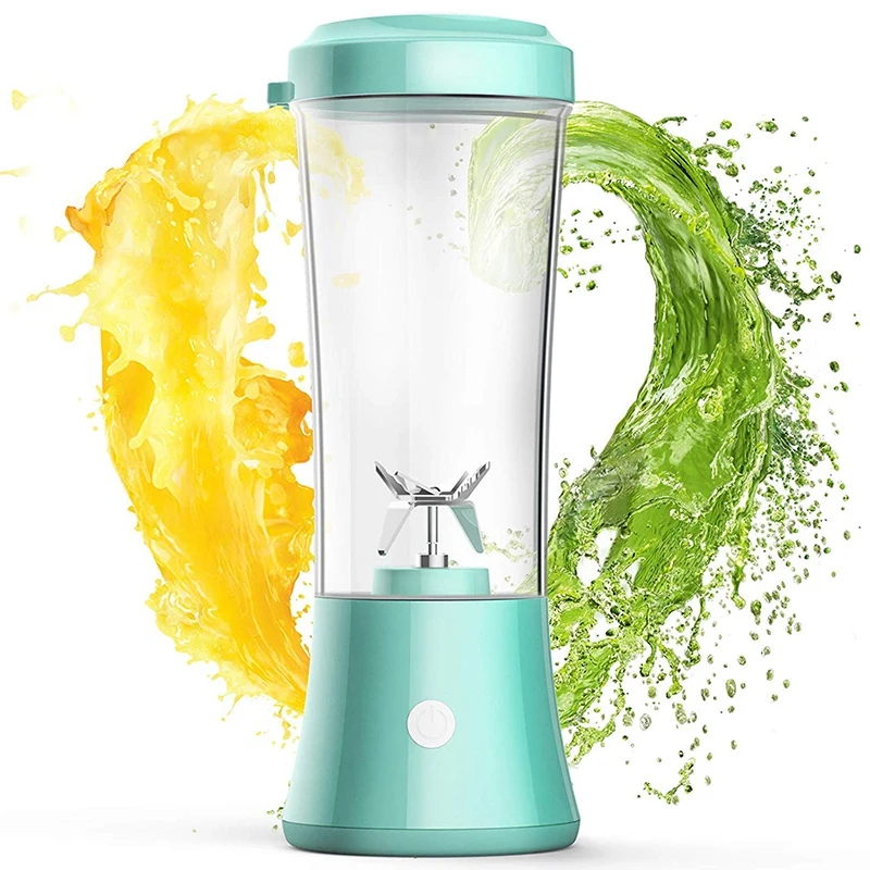 Portable Blender Personal Size Blender Juicer Cup for Juice Crushed-Ice Smoothie Shake, Two Rotating Speed, USB Rechargeable, Wa
