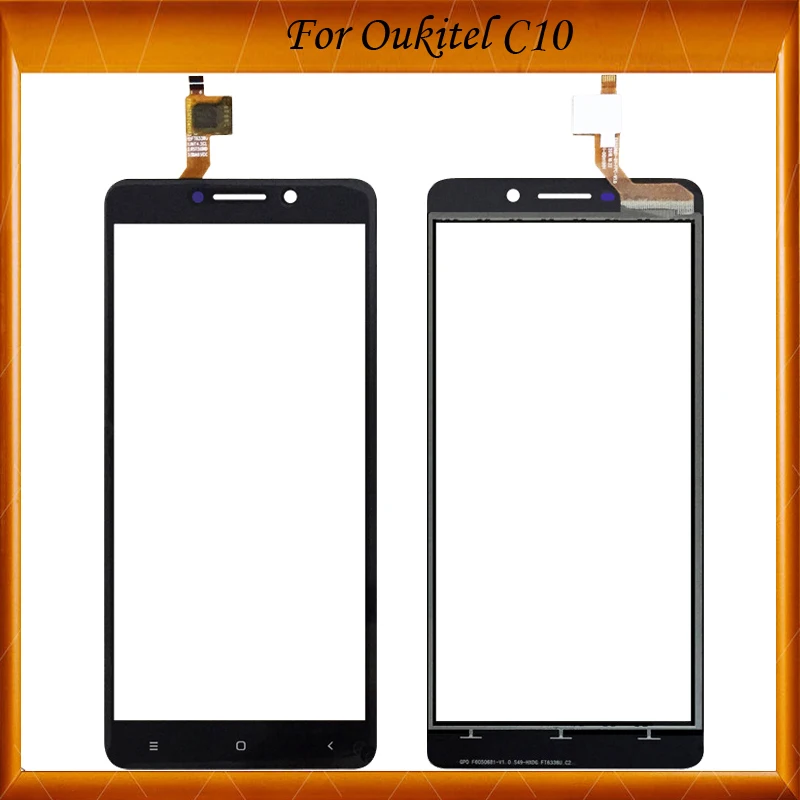 

5.5inch For Oukitel C10 Touch Screen Glass Panel Repaire Parts Digitizer Glass Sensor For Oukitel C 10 TouchScreen