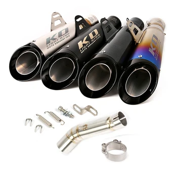 Escape Motorcycle Exhaust Mid Link Pipe And 51mm Muffler Stainless Steel Exhaust System For Honda CBR500 CB500X CB500F 2013-2019