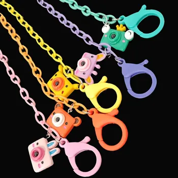 

Anti-lost Animal Rabbit Mask Chain Lanyard for Women Children Kids Jewelry Acrylic Chains Necklaces Mask Strap Holder Safety M40