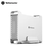 

Yottamaster DR1U3-25 HDD/SSD Case SATA3.0 6Gbps Max UASP Supported Aluminum hard disk External USB3.0 Hard Drive Enclosure SSD