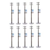 10x Plastic Electric Line Pole Model for Train SCENERY 1:100 HO TT Scale Electric Line Pole Model 4