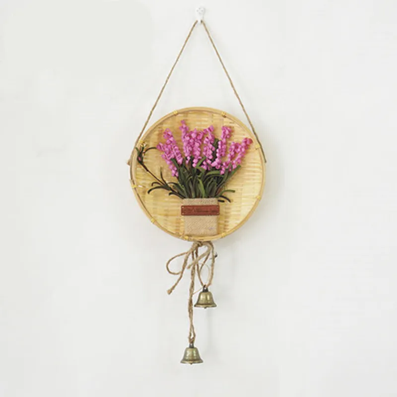 Chinese Creative Characteristics Bamboo Plant Pendants Hanging Home Shop Wall Decorations Corridor Classroom Ornaments M3177