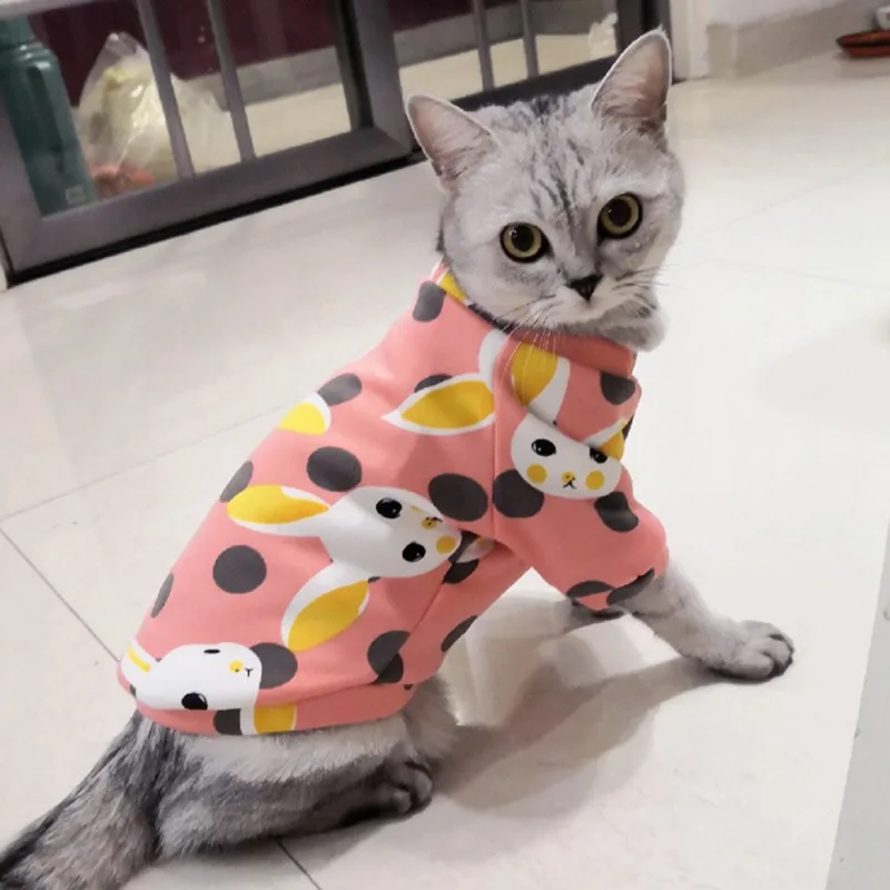 Cat Clothes Cat Pulli Kotomoda Sphynx Cat Pullover Biege Mantle