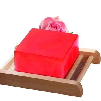 

1pcs Rose Handmade Soap Oil Control Face Bleach Cold Processed Soap Anti-acrime Rose Essential Oil Rose Handmade Soap