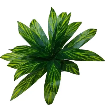 

10Pcs Artificial Bamboo Leaf Bunch Simulation Plants For Wedding Flower Arrangement Accessories Shop Plant Wall Decoration