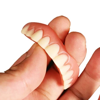 

2020 False Tooth Stickers Simulation Teeth Whitening Dentures Paste Braces Veneers Upper Lower Cover Beauty Tool
