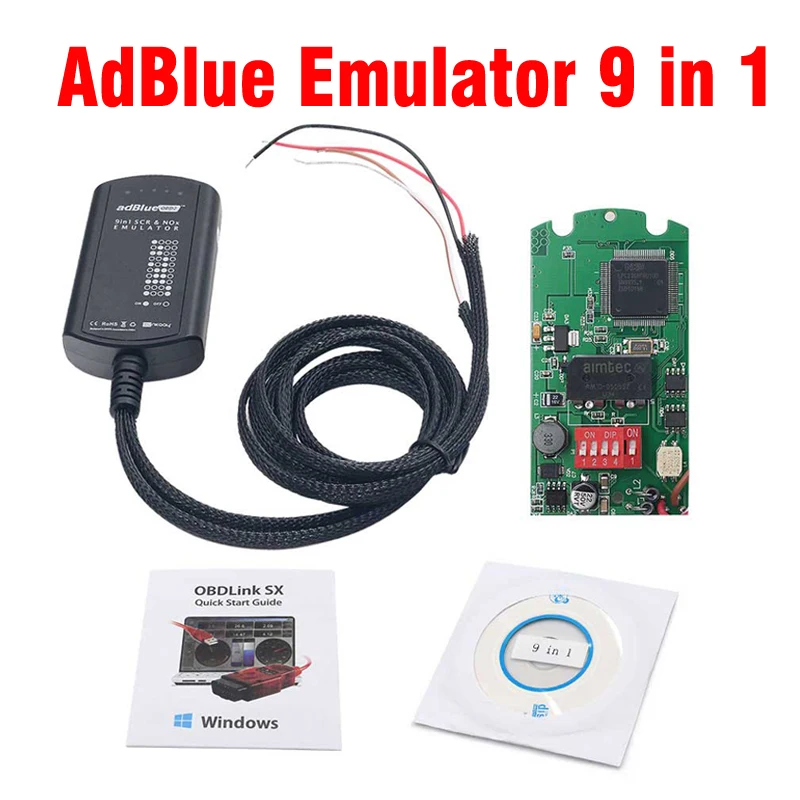

AdBlue Truck 9 IN 1 Emulator Box For MEN/MB/SCANIA/IVECO/DAF/VOLVO/RENAULT/CUMMINS AdBlue 9in1 8in1 Heavy Duty Diagnostic Tool