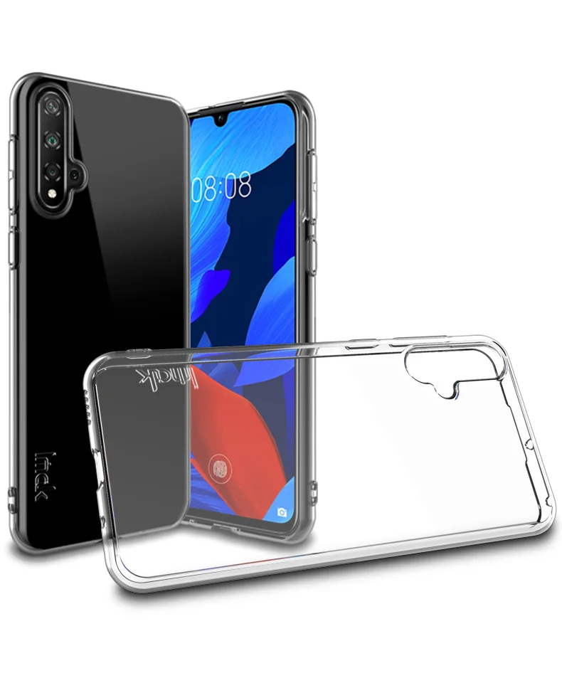 Прозрачный Для huawei Nova 5 Pro прозрачный чехол huawei Nova 5 Чехол IMAK UX-5 кристальная задняя крышка для Fundas huawei Nova 5 Pro Чехол Nova5 - Цвет: Прозрачный