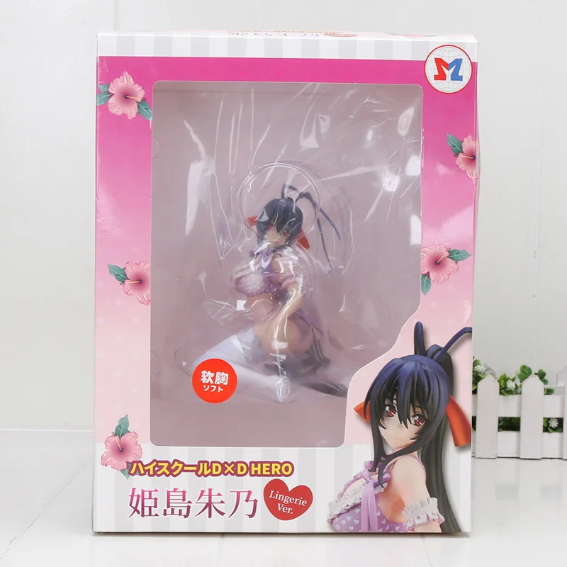 7 in box Аниме средней школы DxD Фигурка кролика девушки Rias Gremory Himejima Akeno купальники Ver. 1/12 Масштаб ПВХ фигурка модель игрушки - Цвет: 7 in box