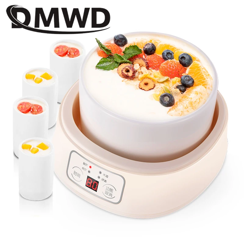 DMWD электрическая мини машина для приготовления йогурта автоматический