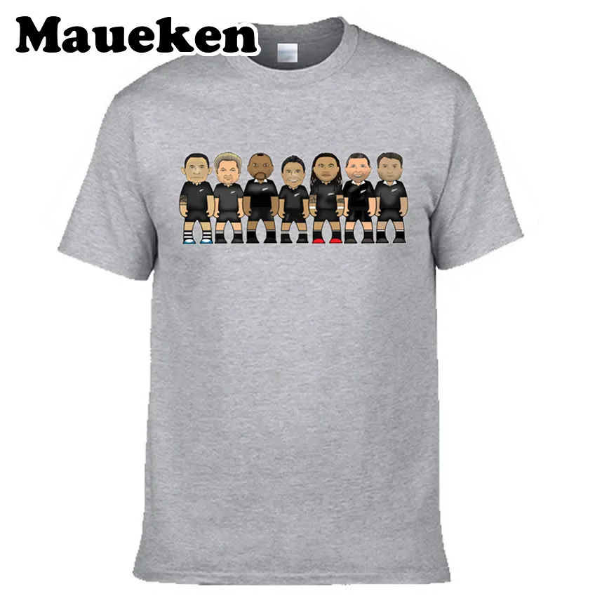 Мужская футболка zealand Rugbying all black legends Jonah Lomu Richie McCaw Dan Carter Bill Williams Maa Non, Мужская футболка W17121107