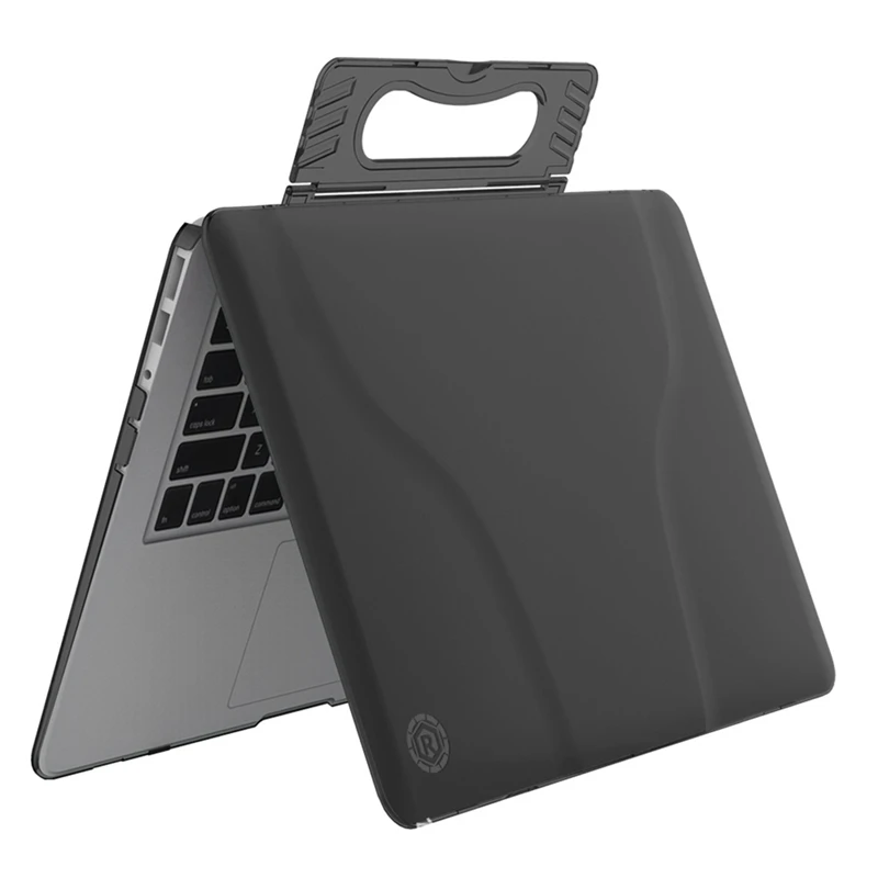 Матовый Жесткий чехол для Macbook Air 13,3 Чехол ударопрочный чехол для Macbook Air 13 дюймов с ручкой и подставкой теплоотвод