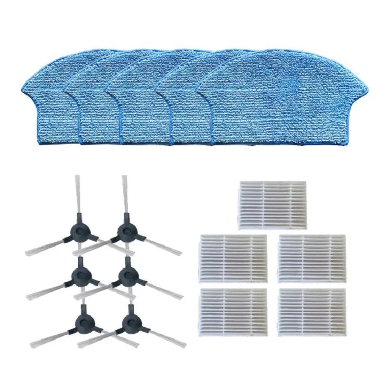 

Пылесос запасных частей для Midea VCR15 VCR16 MR04 Запчасти для робота-пылесоса боковая щетка Hepa фильтр Швабра Ткань