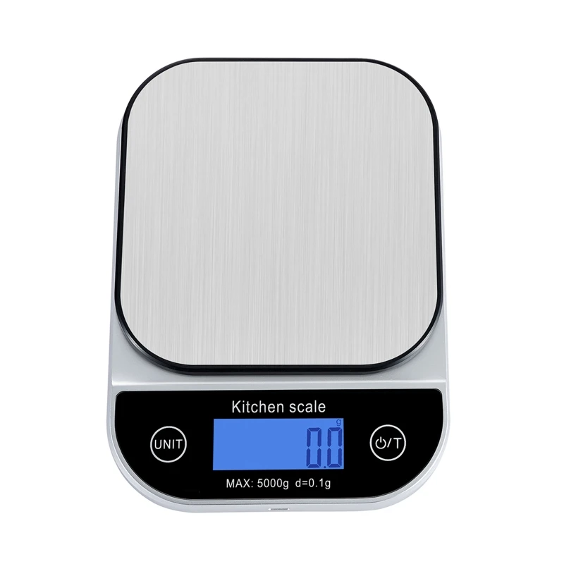 10kg/1g 5kg/0.1g Usb Charging Digital Kitchen Scale Ip67 Waterproof  Stainless Steel Weighing Scale Food Diet Electronic Scale - Weighing Scales  - AliExpress