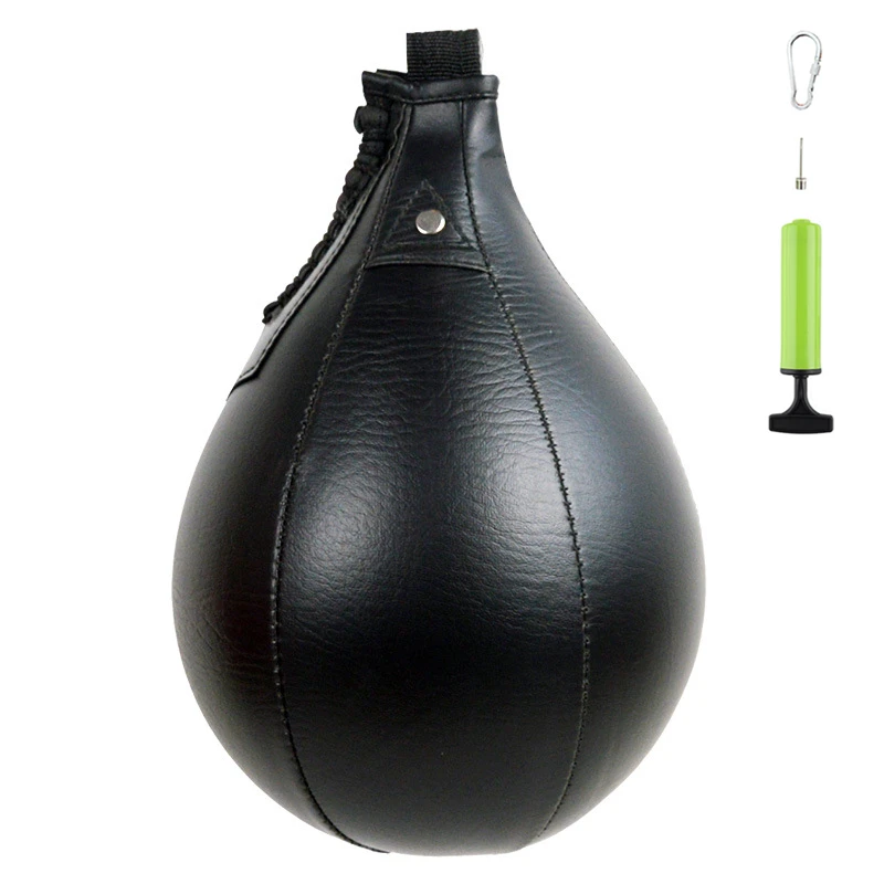 PU Pear Boxing Bag Hanging Speed Balls Muay Thai MMA Fitness Sports Equipment Training boxing speed ball