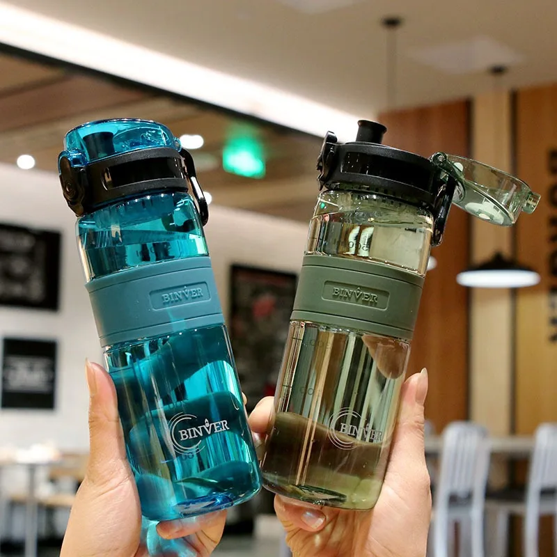 Wholesale Logo Printed Giveaways BPA Free Tumbler Tritan PP Plastic water  bottle fitness gym bottle Protein Shaker Cup