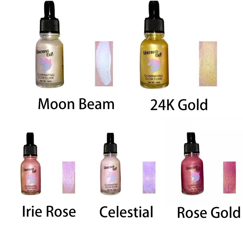 Основа для макияжа лица с единорогом масляная основа осветляющая контроль