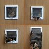 Pet Door 4 Way Lockable Dog Cat Kitten Door Security Flap Door ABS Plastic S/M/L Animal Small Pet Cat Dog Gate Door Pet Supplies ► Photo 3/6