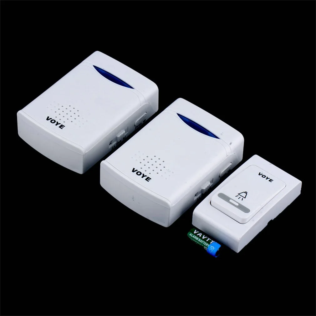 

Brand New Portable Twin Pack Wireless Cordless Door Bell Chime 100M Range Hot Search