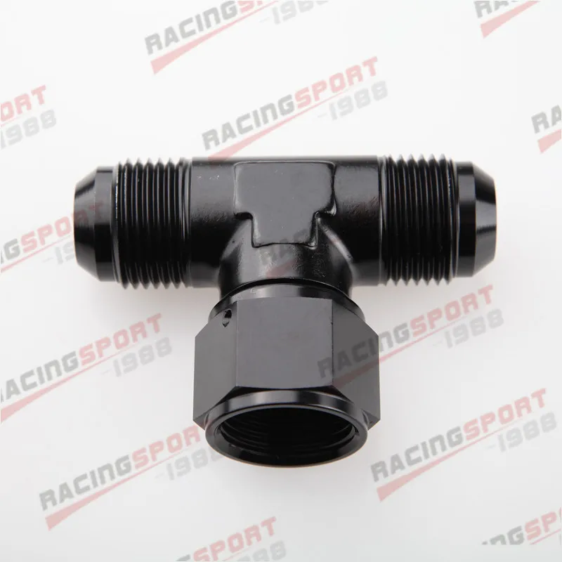 AN4 AN6 AN8 AN10 AN12 Female To Male Tee On Side Thread Fitting Adapter oil line fitting adapter