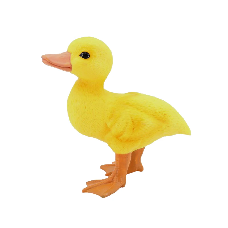 Bisagra Vadear fuerte Pato amarillo de goma simulado para niños, patito de juguete de plástico  para aves de corral, modelo de Animal de granja, ornamento de recuerdo  cognitivo|Animal/dinosaurio cifras| - AliExpress