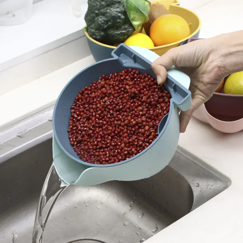 

Double-Layer Fruit Tray Drain Basket Home Fruit And Vegetable Mobile Phone Candy Tray Box Kitchen Living Room Storage Basket
