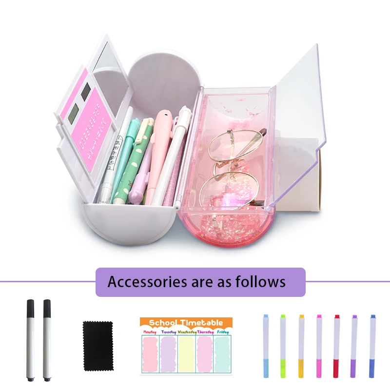 NBX estuche de lápices de estilo chino para chica, bonito estuche escolar de estilo creativo, regalo de perro Newmebox, Kawaii, perro misterioso|Estuches escolares| - AliExpress