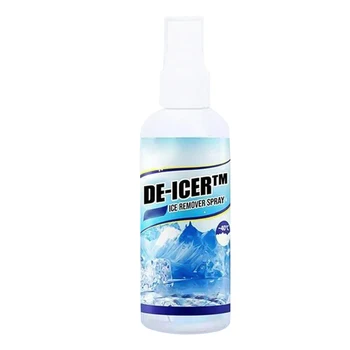

100ml Window Glass Fast Car Windshield Snow Melting Winter Dissolve Outdoor Ice Remover Spray Exterior Home Defrosting Agent