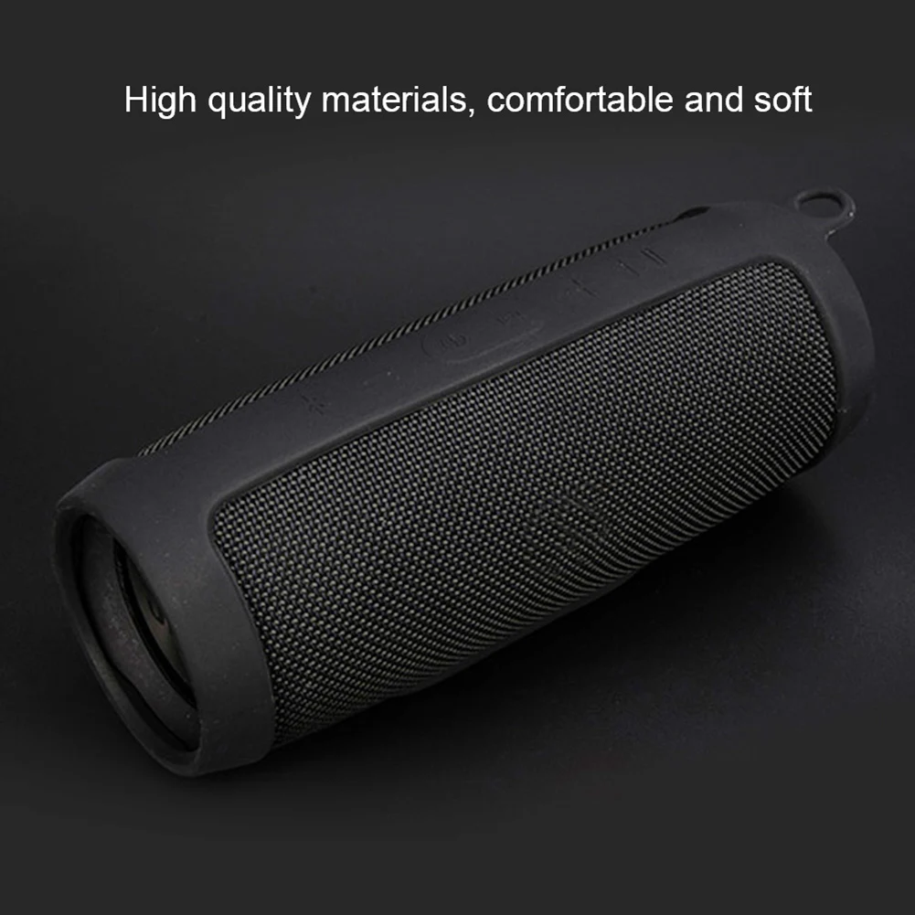 Портативный Bluetooth динамик черный синий мягкий силиконовый защитный Открытый легкий Чехол для J B L Charge 3