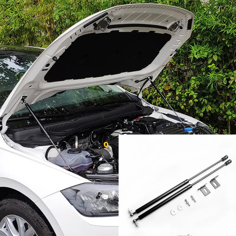  For VW Polo 2019 2020 AW MK6 Refit Bonnet Hood Gas Spring Shock Lift Strut Bars Support Hraulic Rod