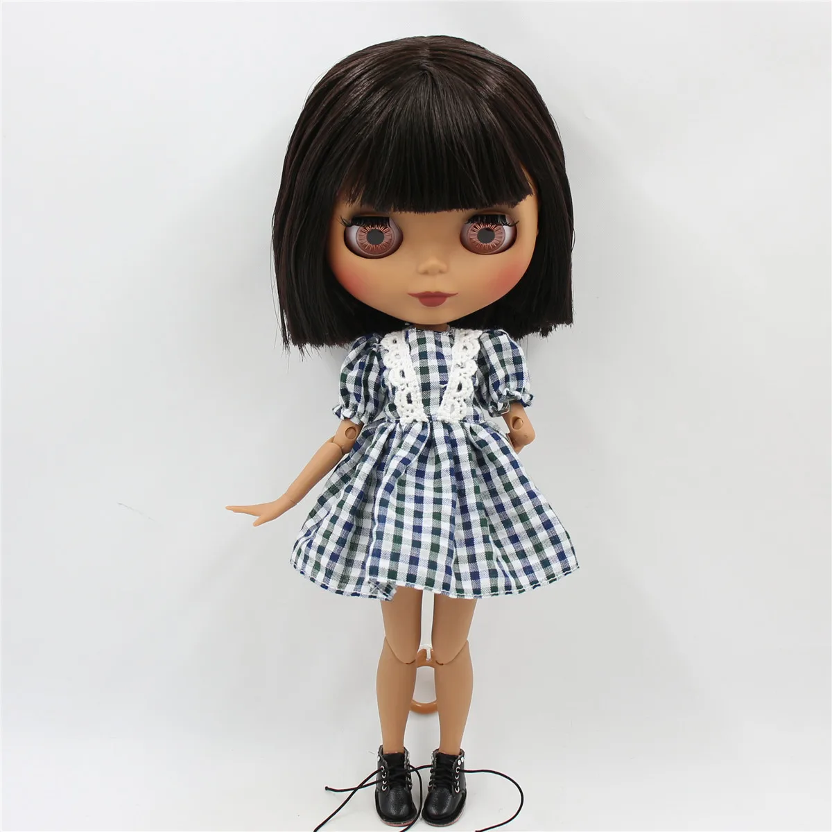 ICY DBS Blyth doll 1/6 bjd joint body short brown hair matte face 30cm toy girls gift anime 5