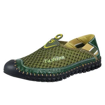 

New Men Shoes Summer Sneakers Breathable Casual Shoes Couple Lover Fashion Slip On Mens Mesh Flats Shoe Drop Shipping#G4
