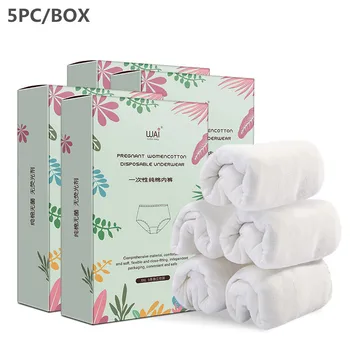 

Disposable Underwear For Parturient Pure Cotto Baby Sitting Travel Waiting For Delivery Sterilization Large Size No Washi