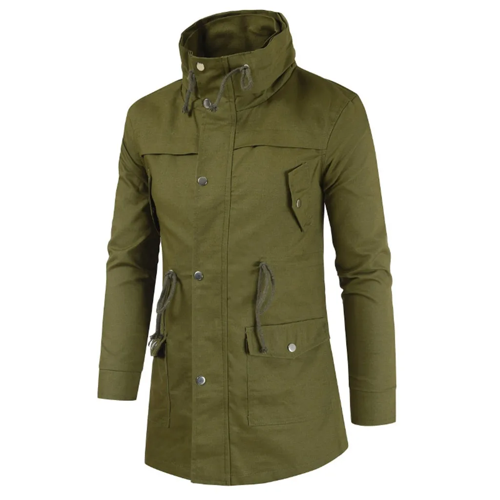 

Jacket Men's Bomber Jacket Winter Style Long Jacket Jacket For Leisure Simple Comfortable Coat casaco masculino