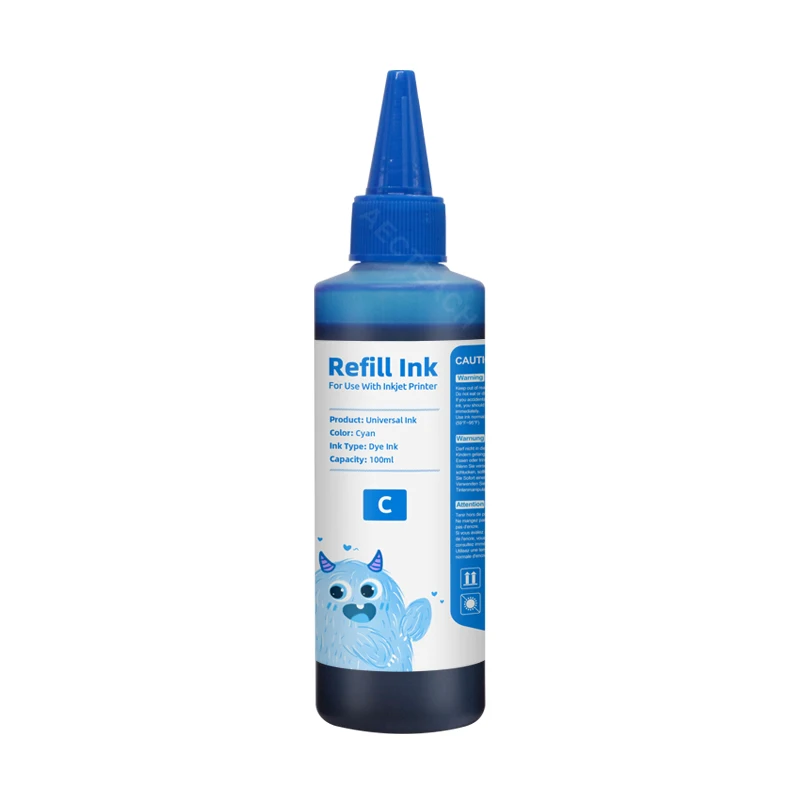 Dye Ink Kit Ink Refill Kit Ink Cartridge Refill Kit 100ml Refill for Epson Canon HP Brother All Model Printer