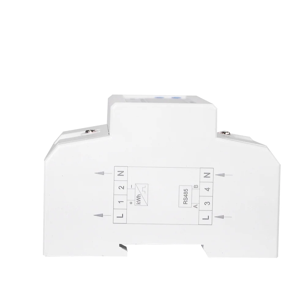 DDS548MR Single Phase 230V AC Energy Meter Module LCD Digital Watt Meter Multifuctional Energy Meter with Backlight RS485 Modbus