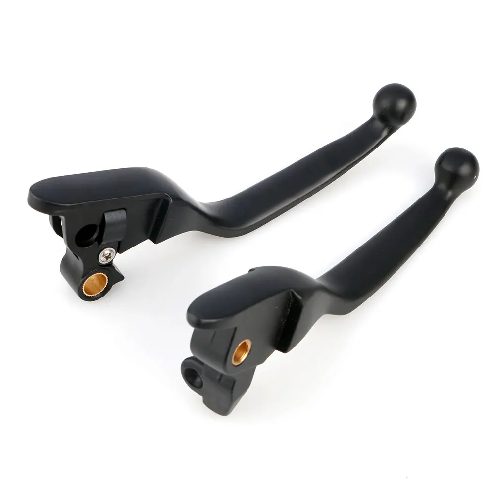 Black Для Harley Touring 2008-2013 FLHT FLHR классический FLHRC FLHX- аксессуары тормозной рычаг сцепления хром в байкерском стиле - Цвет: Black