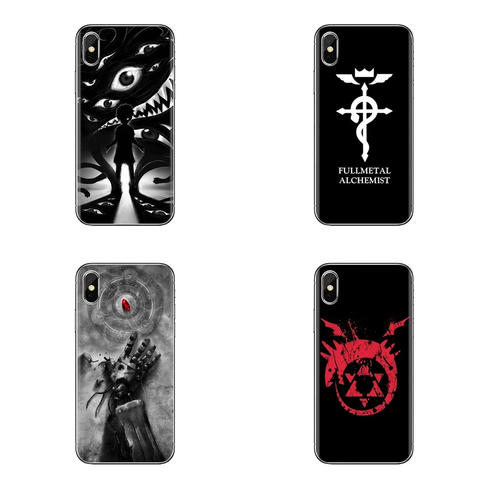 Fullmetal Alchemist FMA Brotherhood Covers For Samsung Galaxy S2 S3 S4 S5 MINI S6 S7 edge S8 S9 Plus Note 2 3 4 5 8 Coque Fundas |