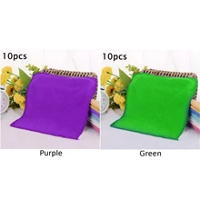 10 шт. губка для мытья автомобиля полотенца чистые принадлежности для ванной комнаты из микрофибры из поглощающего материала 25x25 см Высокое качество авто дома Кухня полотенца инструменты