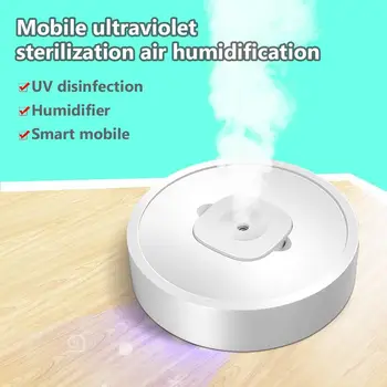 

Movable USB Rechargable Humidifier Air Diffuser UV Water Car Oil Steamed Face With Light For Home