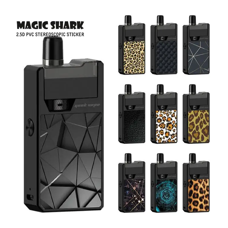 

Magic Shark Fashion Cell Floor Print Leopard Waterproof Stereo Cover Film Sticker Case Skin for Frenzy KIT