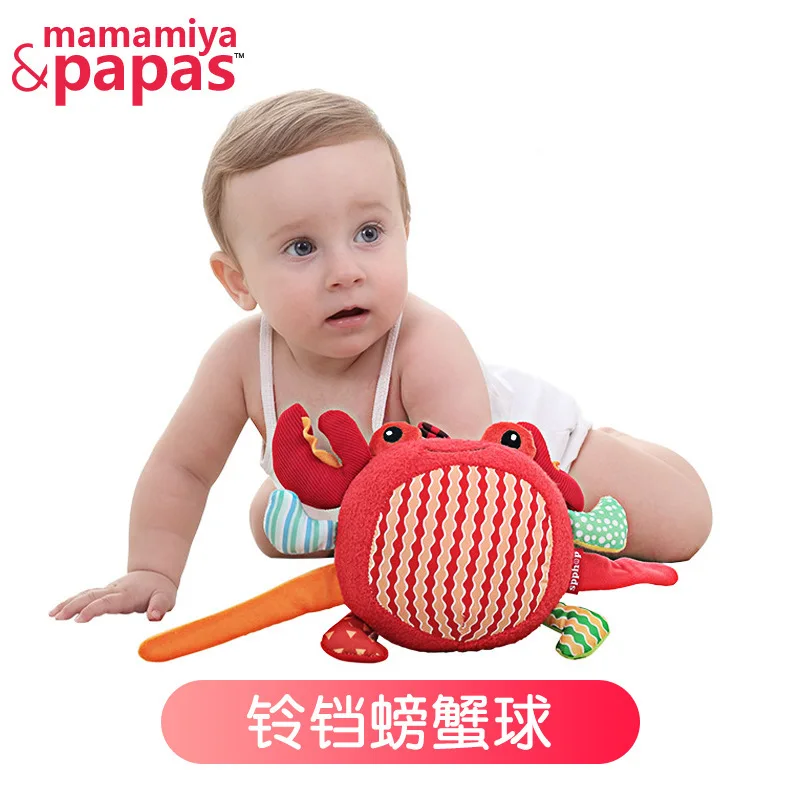 Mamamiya& Papas сладкий колокольчик pang xie qiu тканевый мячик ручной мяч погремушки супер мягкий источник