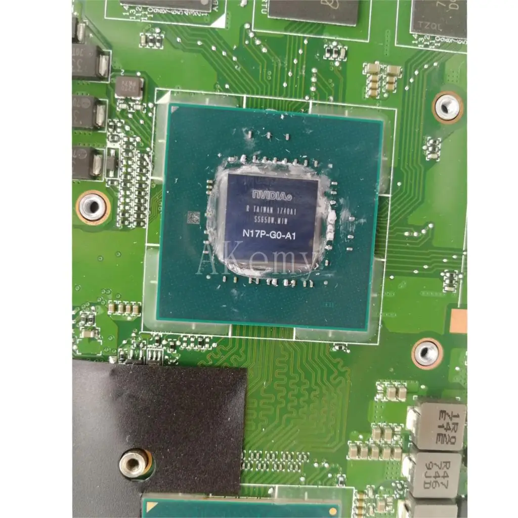 DA0BKLMBAB0 материнская плата для ноутбука ASUS TUF Gaming FX503VM тест оригинальная материнская плата I7-7700HQ GTX1060-6G