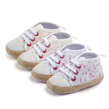 

New Canvas Classic Sports Sneakers Newborn Baby Boys Girls First Walkers Shoes Infant Toddler Soft Sole Anti-slip Baby Shoes