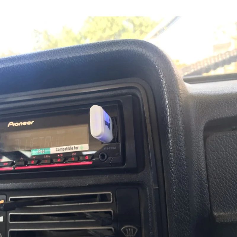 Беспроводной bluetooth-приемник USB AUX аудио адаптер автомобильный mp3-плеер динамик громкой связи автомобильный комплект без 3,5 мм Jack