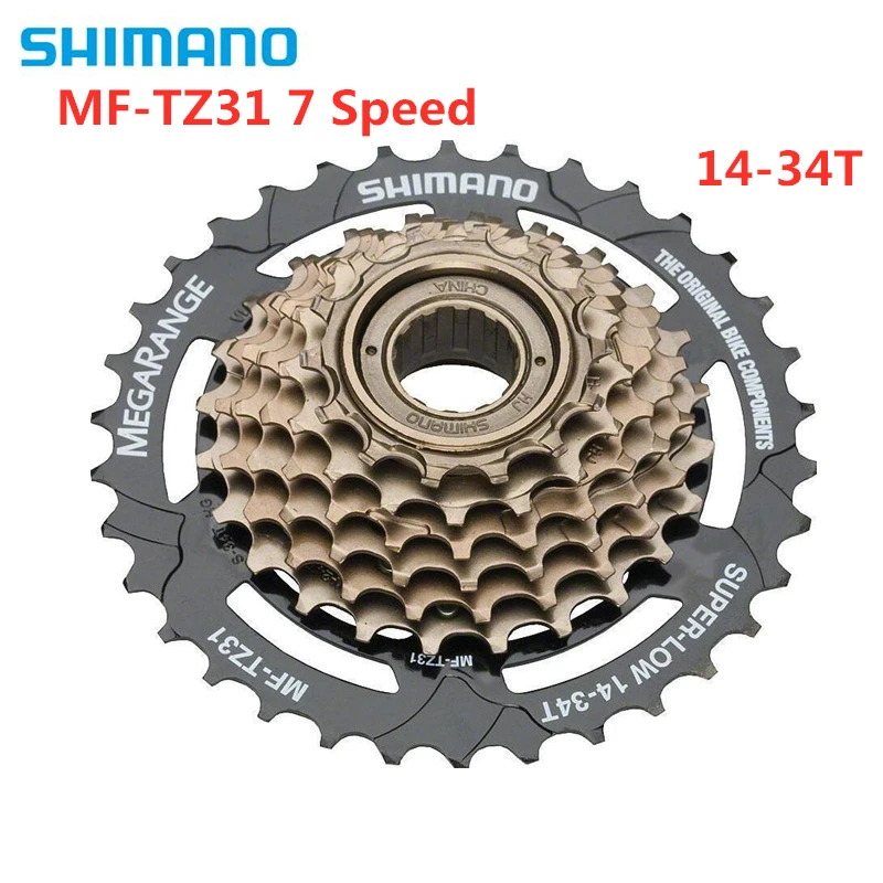 SHIMANO TOURNEY MF-TZ31 TZ31 кассета 7S MTB велосипед свободного хода кассеты 14-34T